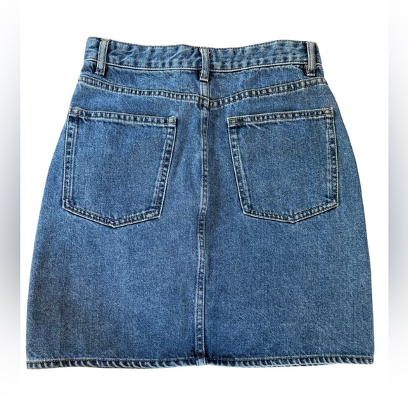 H & M Classic Blue Denim Skirt Size M - Picture 3 of 4